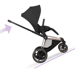 Cybex                    Châssis e-Priam     Rose Gold