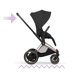 Cybex                    Châssis e-Priam     Rose Gold