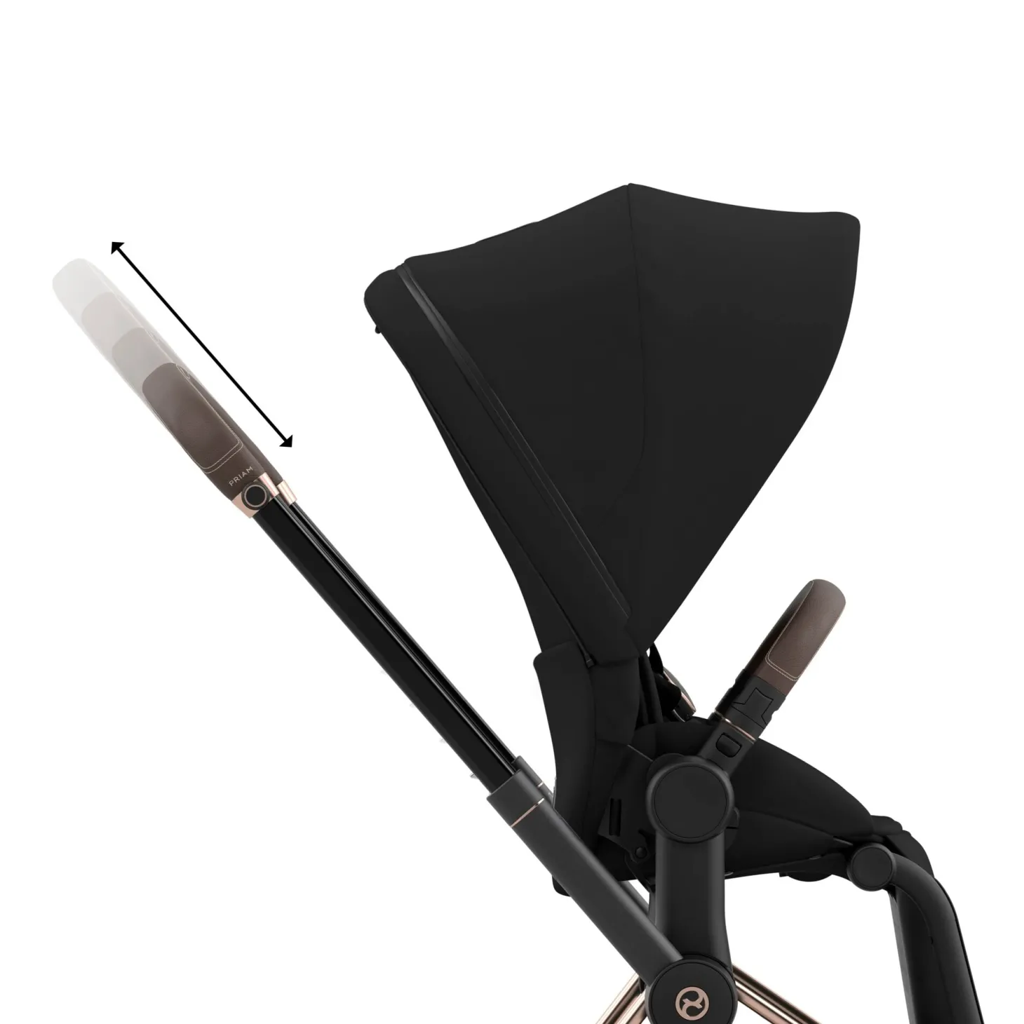 Cybex Châssis poussette Priam Chrome Black