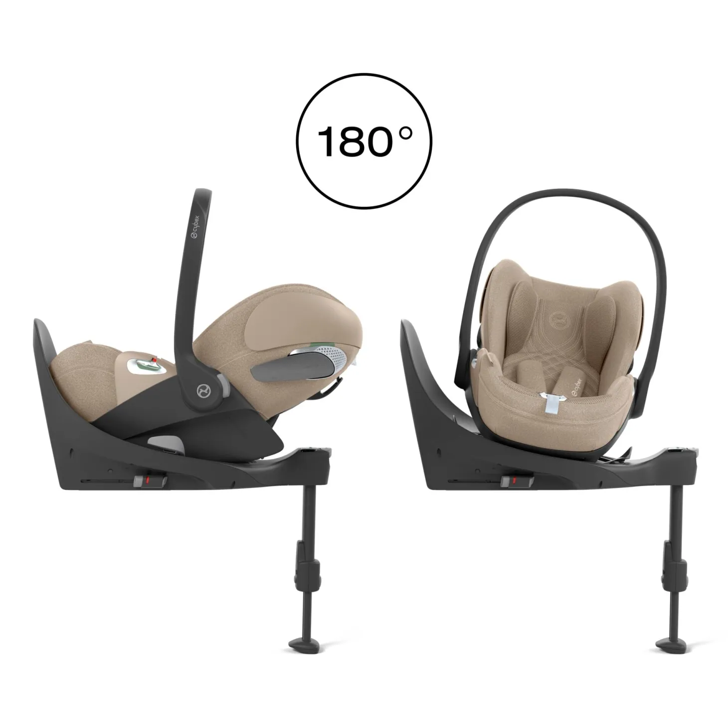 Cybex Coque Auto Cloud T i-Size Tissu Plus Cozy Beige