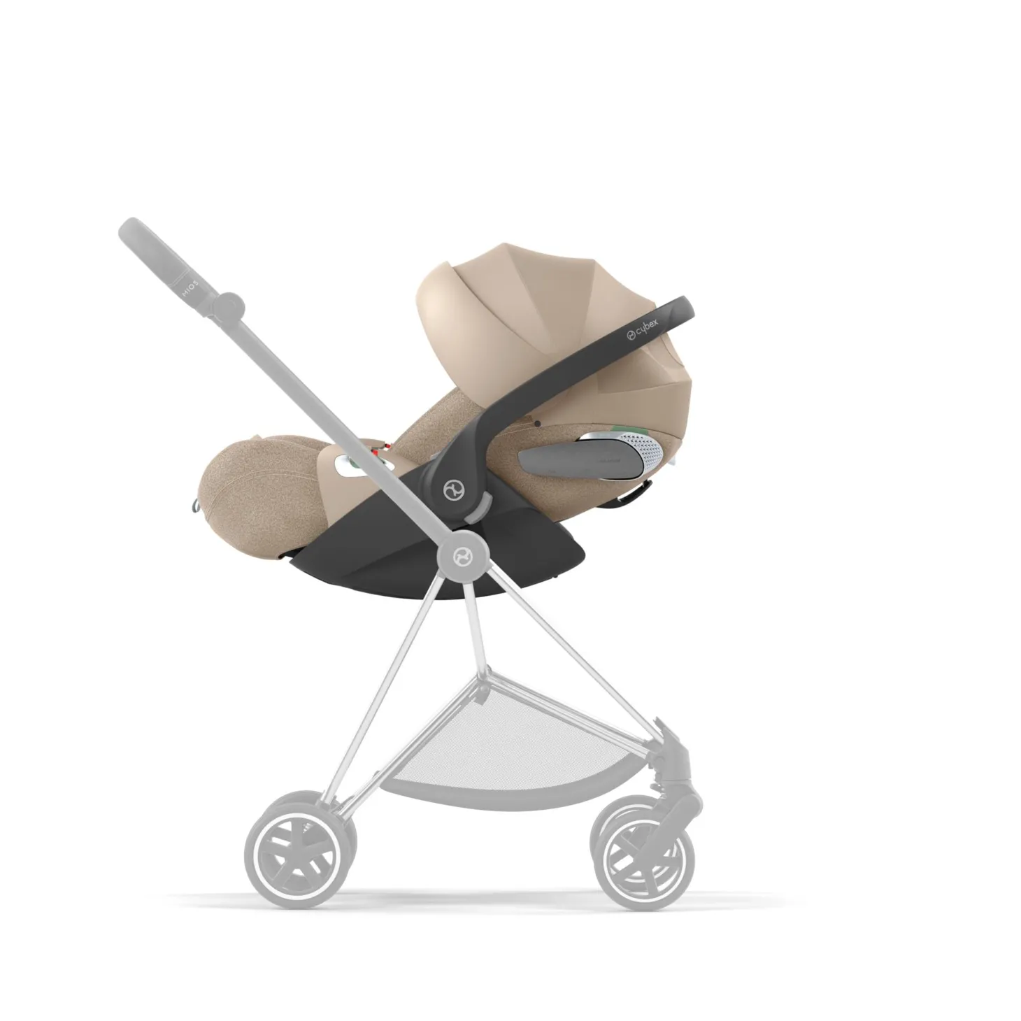 Cybex Coque Auto Cloud T i-Size Tissu Plus Cozy Beige