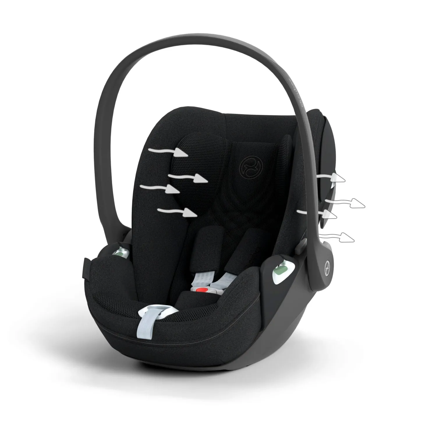 Cybex Coque Auto Cloud T i-Size Tissu Plus Sepia Black