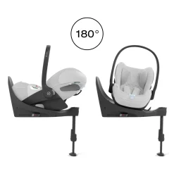 Cybex Coque Auto Cloud T i-Size Tissu Plus Platinum White