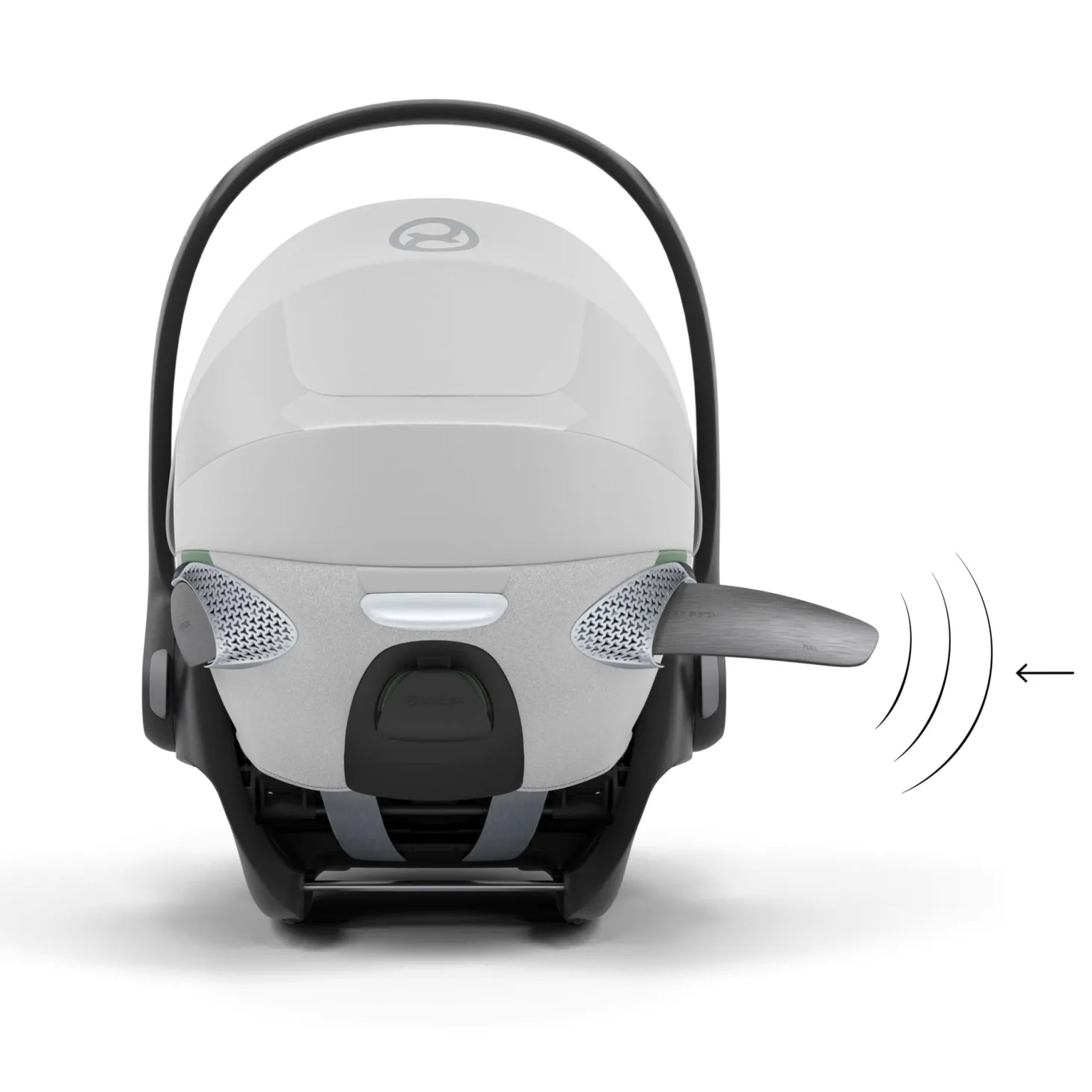 Cybex Coque Auto Cloud T i-Size Tissu Plus Platinum White