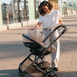 Cybex                    Duo Poussette Balios S Lux + Nacelle Cot S Lux    Châssis Taupe/Almond Beige