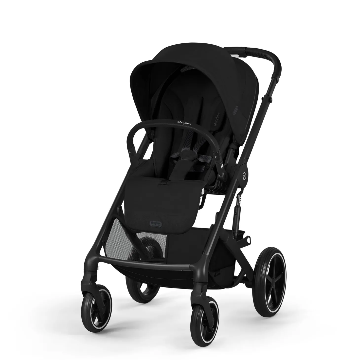 Cybex Duo Poussette Balios S Lux + Nacelle Cot S Lux Châssis Noir/Moon Black