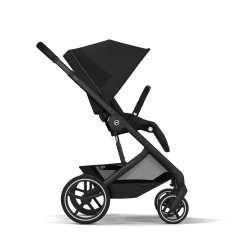 Cybex Duo Poussette Balios S Lux + Nacelle Pliable Châssis noir/Moon Black