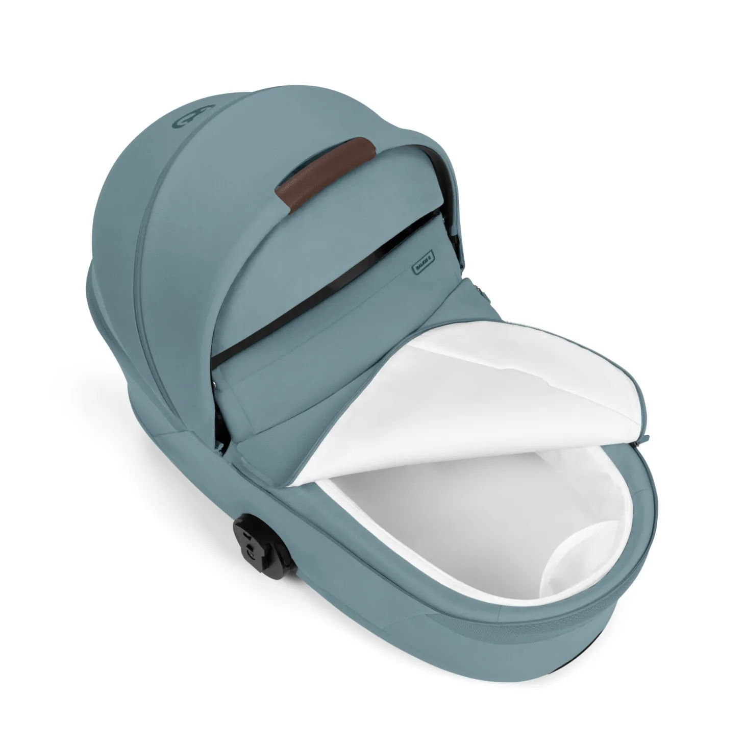 Cybex Duo Poussette Balios S Lux + Nacelle Pliable Châssis Taupe/Stormy Blue