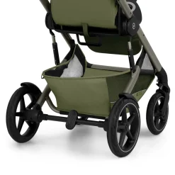 Cybex Duo poussette Talos S Lux + Nacelle pliable Châssis Taupe/Stormy Blue