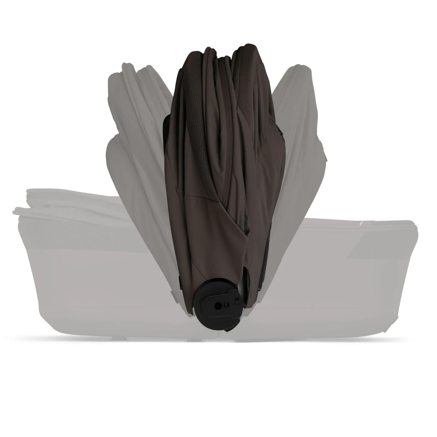 Cybex Duo poussette Talos S Lux + Nacelle pliable Châssis Taupe/Chocolate Brown