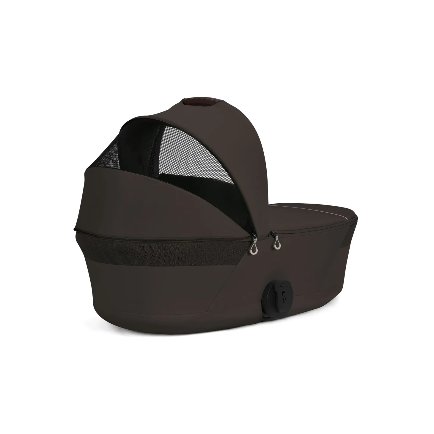 Cybex Duo poussette Talos S Lux + Nacelle pliable Châssis Taupe/Chocolate Brown