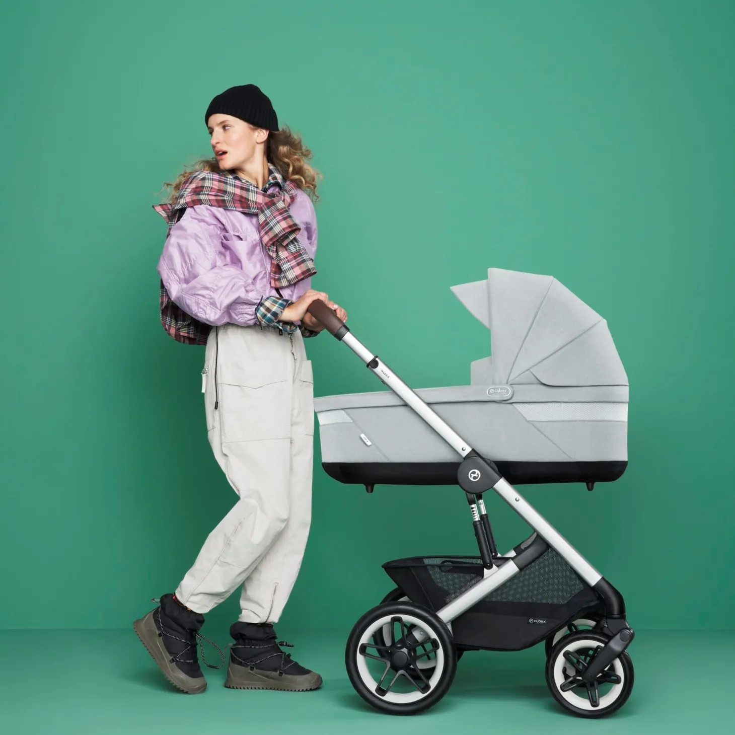 Cybex Nacelle Cot S Lux moon black