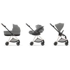 Cybex                    Nacelle Luxe pour Poussette Mios 3    Mirage Grey