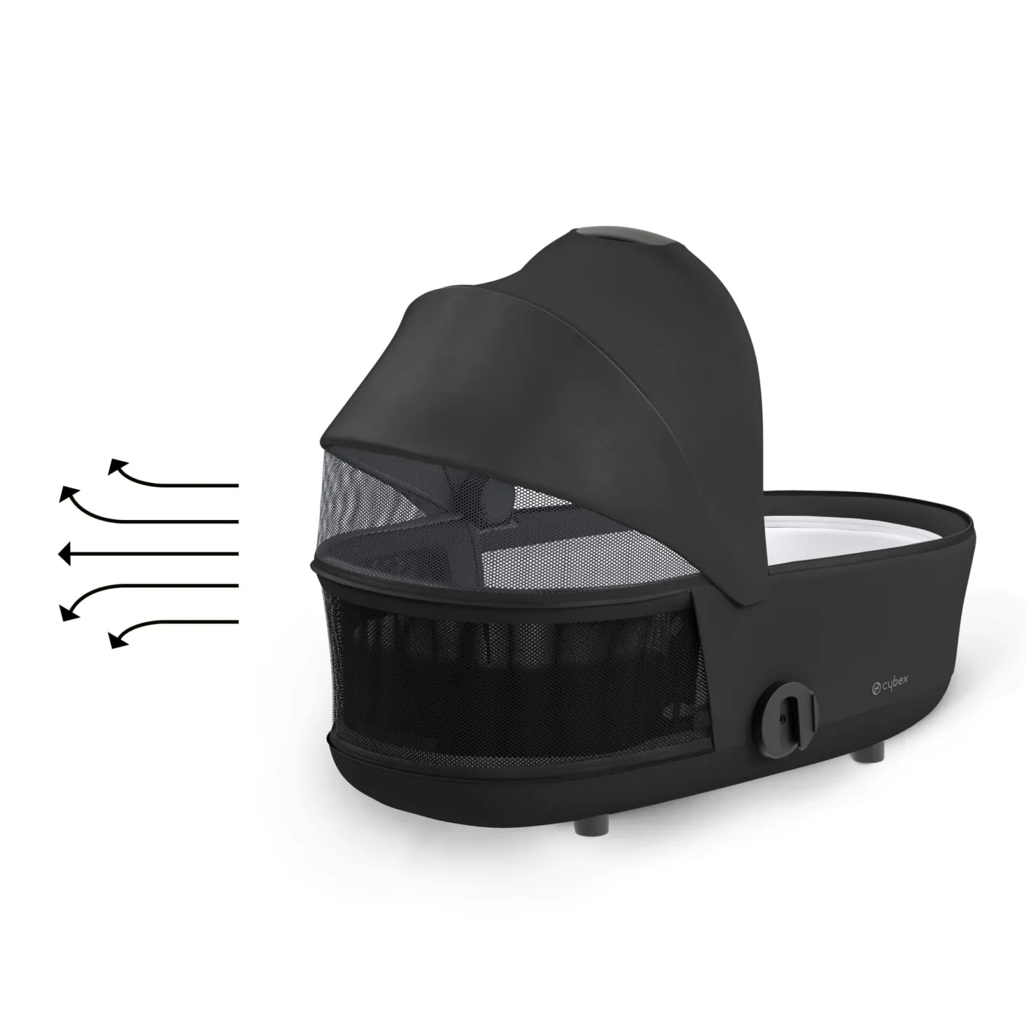 Cybex Nacelle Luxe pour Poussette Mios 3 Sepia Black