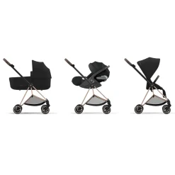 Cybex Nacelle Luxe pour Poussette Mios 3 Sepia Black