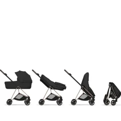 Cybex                    Nacelle pliable luxe Mios / Coya      City Grey