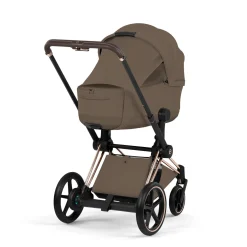 Cybex                    Nacelle pliable luxe Priam     Coconut Brown