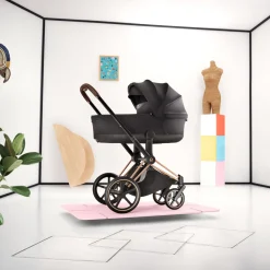 Cybex                    Nacelle pliable luxe Priam     Coconut Brown