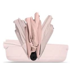 Cybex                    Nacelle pliable luxe Priam      Peach Pink
