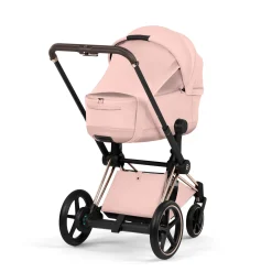 Cybex                    Nacelle pliable luxe Priam      Peach Pink