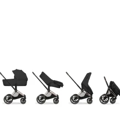 Cybex                    Nacelle pliable luxe Priam     Cozy Beige