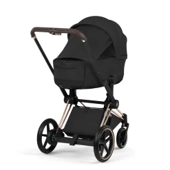 Cybex                    Nacelle pliable luxe Priam     Sepia Black