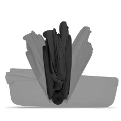 Cybex                    Nacelle pliable luxe Priam     Sepia Black