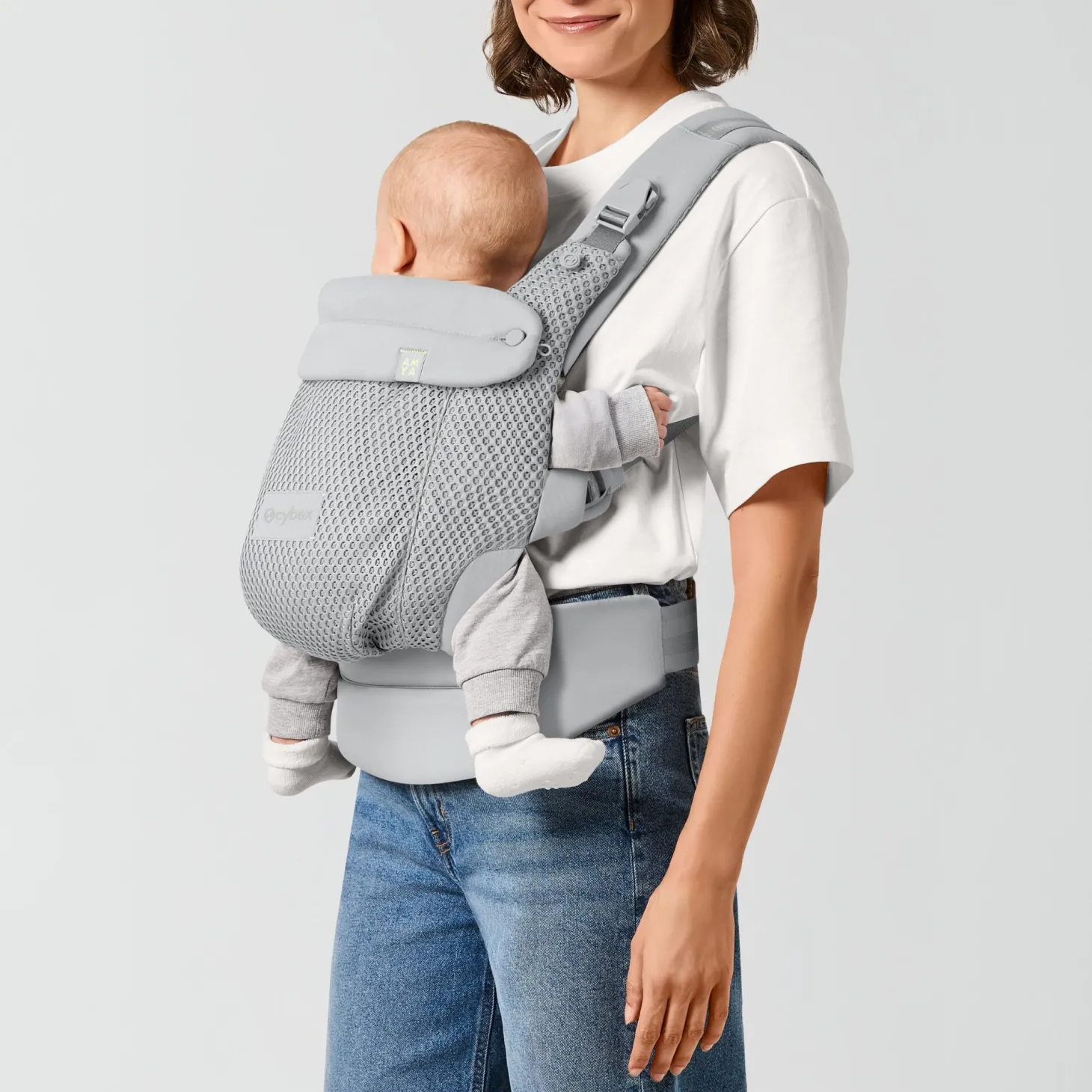 Cybex Porte-bébé Amya Fog Grey