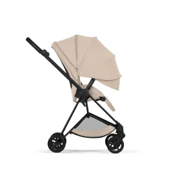 Cybex Poussette citadine avec nacelle pliable Duo Mios Châssis Matt Black / Cozy Beige