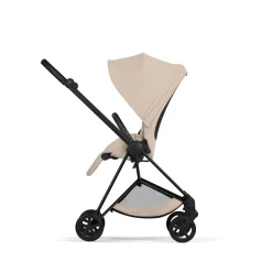 Cybex                    Poussette citadine avec nacelle pliable Duo Mios     Châssis Matt Black / Cozy Beige
