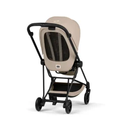 Cybex                    Poussette citadine avec nacelle pliable Duo Mios     Châssis Matt Black / Cozy Beige