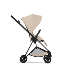 Cybex                    Poussette citadine avec nacelle pliable Duo Mios     Châssis Matt Black / Cozy Beige