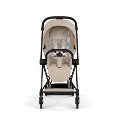 Cybex                    Poussette citadine avec nacelle pliable Duo Mios     Châssis Matt Black / Cozy Beige