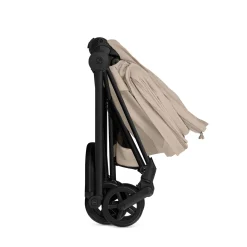Cybex                    Poussette citadine avec nacelle pliable Duo Mios     Châssis Matt Black / Cozy Beige