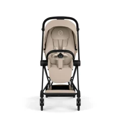 Cybex                    Poussette citadine avec nacelle pliable Duo Mios     Châssis Matt Black / Cozy Beige