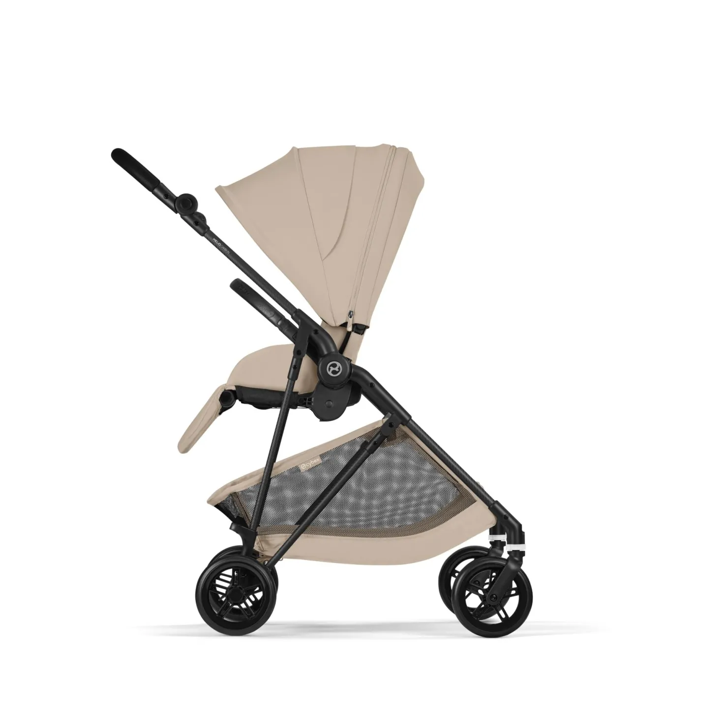 Cybex Poussette Citadine Ultra Légère Melio Carbon Almond Beige