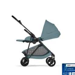 Cybex                    Poussette Citadine Ultra Légère Melio Carbon     Stormy Blue