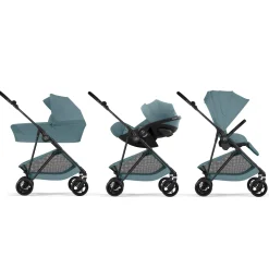 Cybex                    Poussette Citadine Ultra Légère Melio Carbon     Stormy Blue