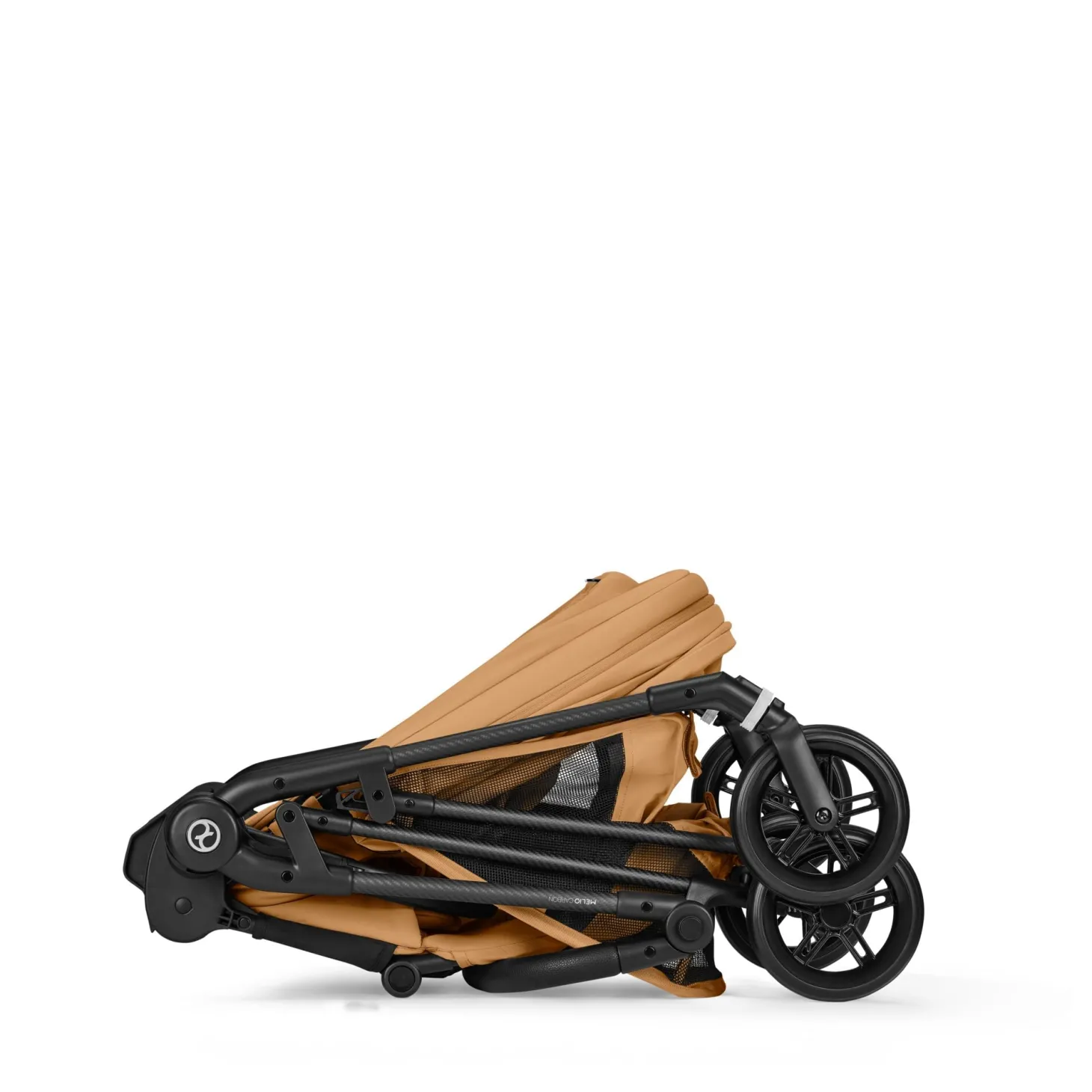 Cybex Poussette Citadine Ultra Légère Melio Carbon Cinnamon Yellow
