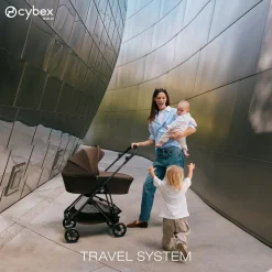 Cybex Poussette Citadine Ultra Légère Melio Carbon Cinnamon Yellow