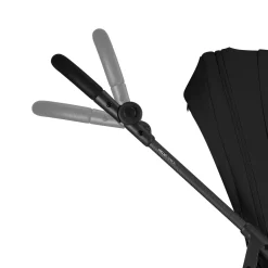 Cybex                    Poussette Citadine Ultra Légère Melio Carbon     Magic Black