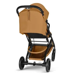 Cybex                    Poussette Compacte et Citadine Beezy     Châssis Noir - Cinnamon Yellow