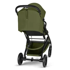 Cybex                    Poussette Compacte et Citadine Beezy     Châssis Noir - Moss Green