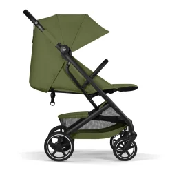 Cybex                    Poussette Compacte et Citadine Beezy     Châssis Noir - Moss Green