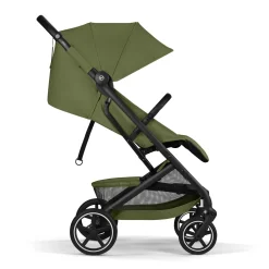 Cybex                    Poussette Compacte et Citadine Beezy     Châssis Noir - Moss Green