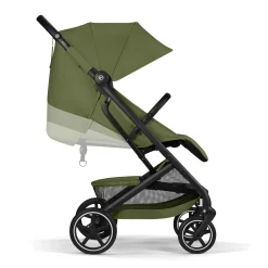 Cybex                    Poussette Compacte et Citadine Beezy     Châssis Noir - Moss Green