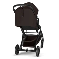 Cybex                    Poussette Compacte et Citadine Beezy     Châssis Noir - Chocolate Brown