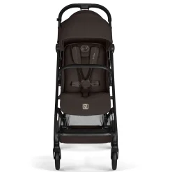 Cybex                    Poussette Compacte et Citadine Beezy     Châssis Noir - Chocolate Brown