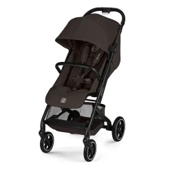 Cybex                    Poussette Compacte et Citadine Beezy     Châssis Noir - Chocolate Brown