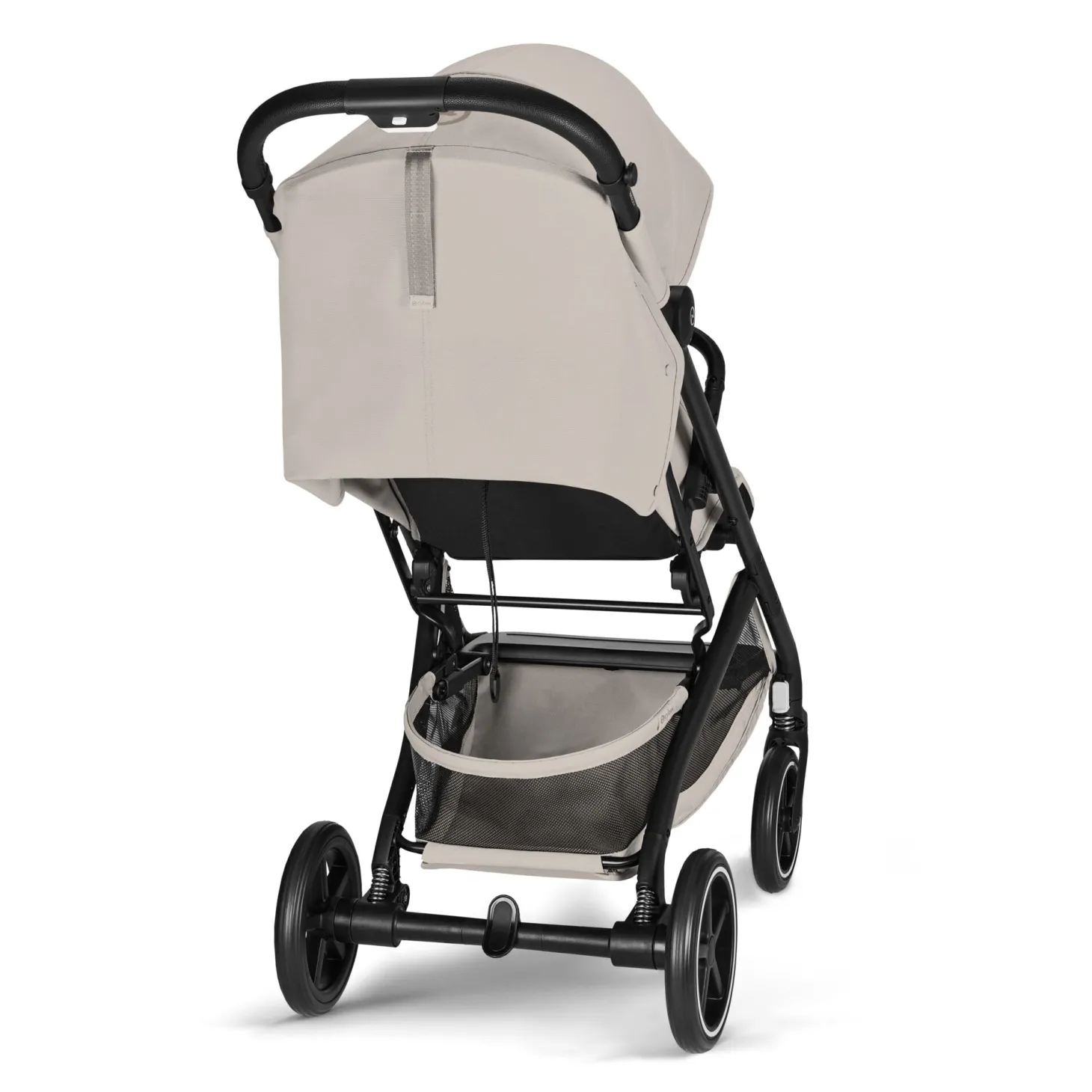 Cybex Poussette Compacte et Citadine Beezy Châssis Noir- Dune Grey